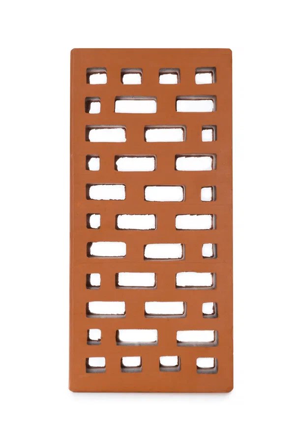 Кирпич керамический РЯДОВОЙ пустотелый одинарный гладкий КР-р-пу 1НФ 250x120x65 красный M200