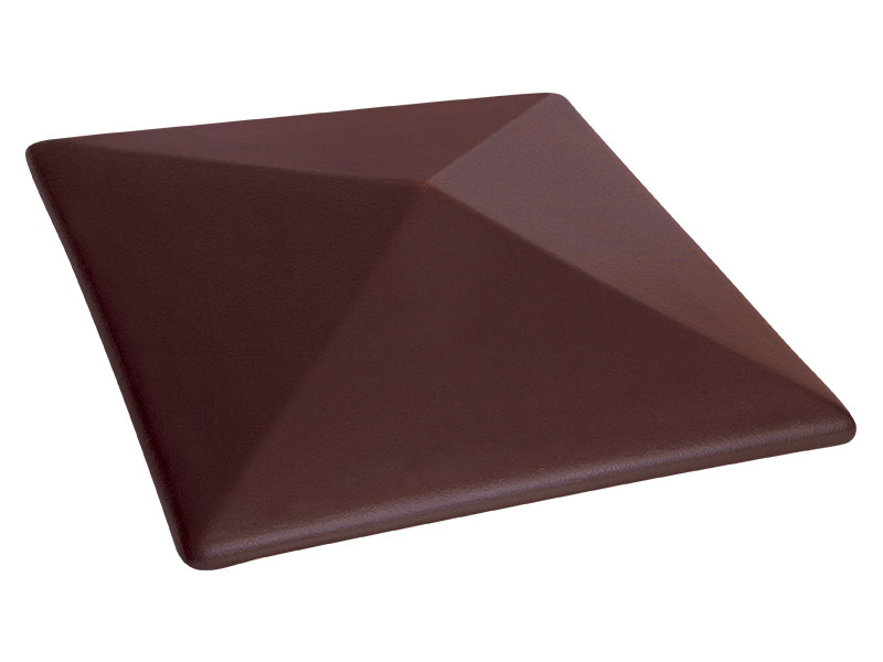 Колпак для столбов забора King Klinker 07 Кармазиновый остров, 445x445x90 мм