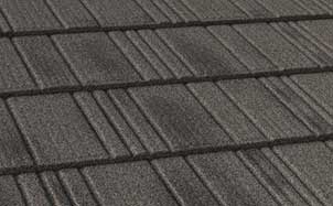 Композитная черепица рядовая Decra Stratos Античный серый