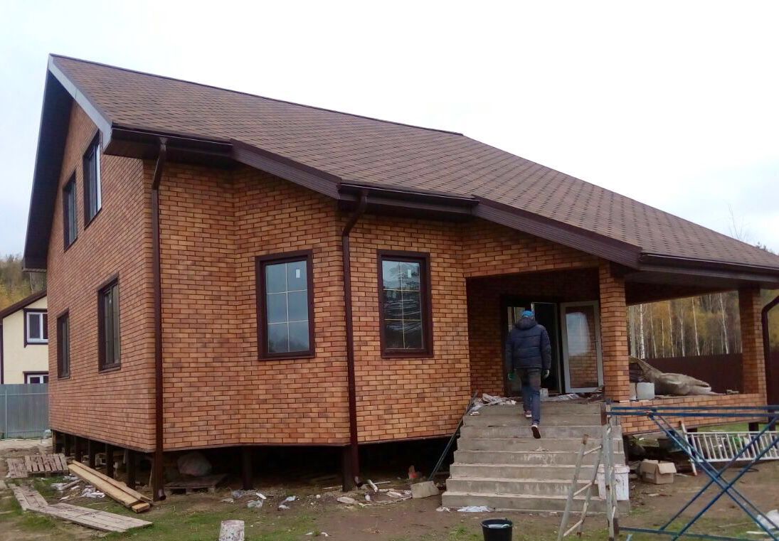 Krem Rustik, Толщина 40 мм, Фасадные Термопанели Rufford